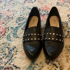 Bar III Black Studded Flats - Worn once!